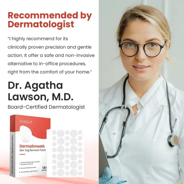 Derma Smooth Skin Tag Removal Patch | Buy 1 Get 1 Free |