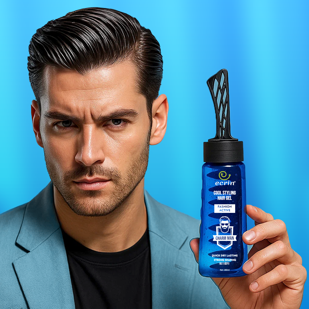 ECRIN COOL STYLING HAIR GEL WITH ACTIVE COLLAGEN-280 ml